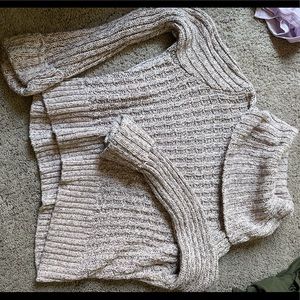 Free People cable knit turtleneck